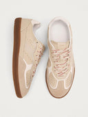 Beige sneakers rife grain cream