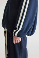 Donkerblauw vest angik