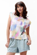 Top met print