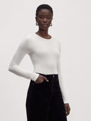 Witte longsleeve ginger