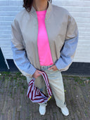 Bomberjas met colorblock