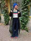 Lange parka met capuchon