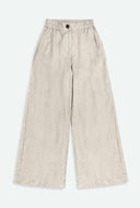 Beige linnen broek lilian
