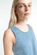 Katoenen denim top belle