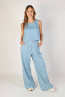 Katoenen denim broek lilian