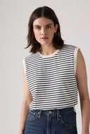 Gestreepte boxy tanktop