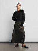 Satijnen midi rok nicolette ullas