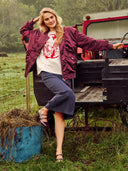Bordeaux bomber jacket nufria