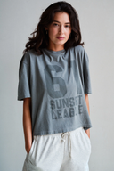 T-shirt met sportieve print