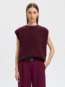 Bordeaux wolmix spencer