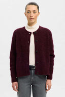 Gebreide cardigan lulu ls knit short cardigan