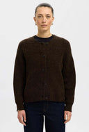 Gebreide cardigan lulu ls knit short cardigan