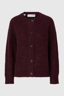 Gebreide cardigan lulu ls knit short cardigan