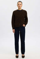 Gebreide cardigan lulu ls knit short cardigan