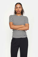 Gestreept t-shirt srfenja stripe top