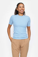 Gestreept t-shirt srfenja stripe top