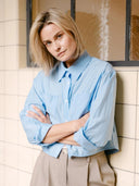 Cropped blouse louens6