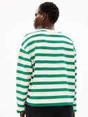 Groen gestreepte sweater iconic å frankaa bold