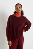 Bordeaux wolmix trui vitow