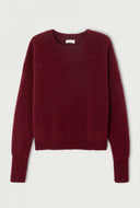 Bordeaux wolmix trui vitow