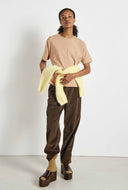 Bruine corduroy broek padow
