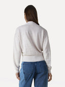 Trui met overslag len knitted pull