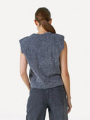 Donkergrijze noé knitted pull s/l