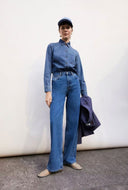 Blauwe jeans enijaa daydream lengte 34