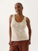Gebreid singlet emeliane