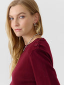 Bordeaux rode trui pull virginie