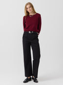 Bordeaux rode trui pull virginie