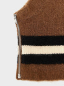 Bruine balaclava muts dercy