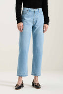 Lichtblauwe cropped jeans popeye