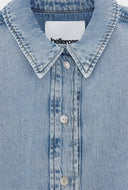 Lichtblauwe denim blouse glory