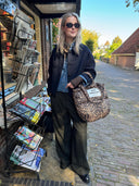 Wijde geruite broek volkert