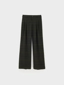 Wijde geruite broek volkert