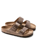 Bruine leren sandalen arizona