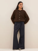 Bruin vest cleo natural cardigan