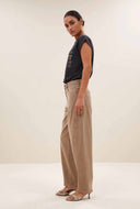 Bruine jeans begum sand pants