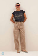 Bruine jeans begum sand pants