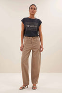 Bruine jeans begum sand pants