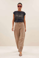 Bruine jeans begum sand pants