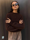 Gebreide trui met glitters sonny sparkle pullover