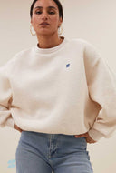 Gemêleerde trui bibi logo sweater