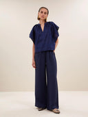 Glanzende vina festive blouse