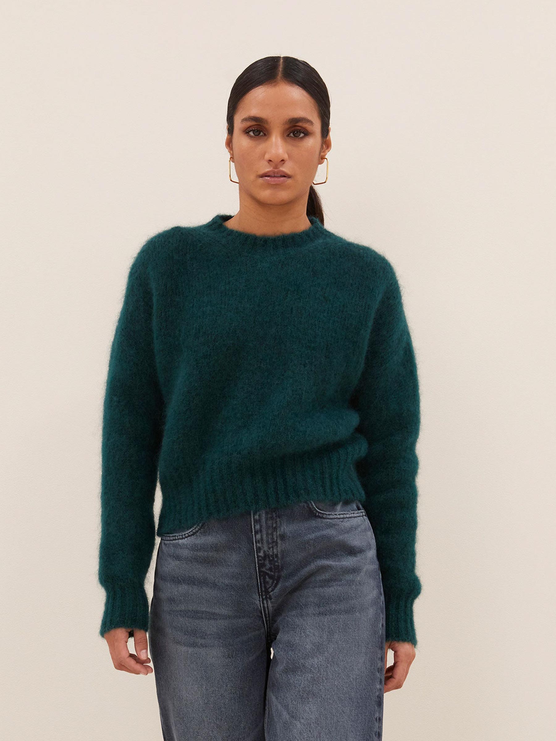 Groene wollen trui sonny pullover – Tally-Ho - Main Image