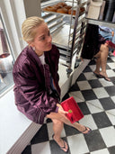 Metallic tas loua gloss bag