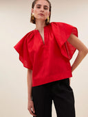 Glanzende vina festive blouse