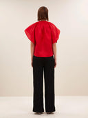 Glanzende vina festive blouse