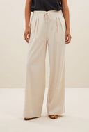 Broek uma pants sand stripe